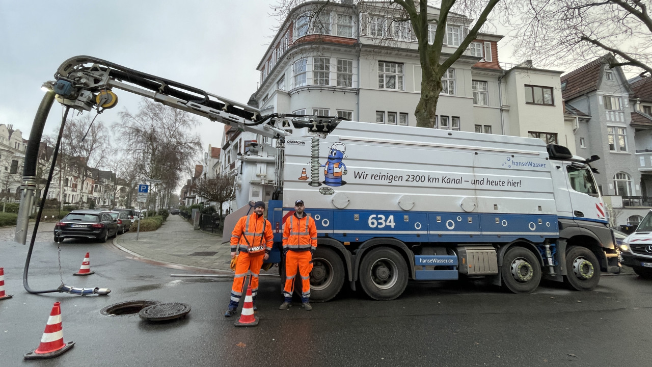 Neuer Spülwagen